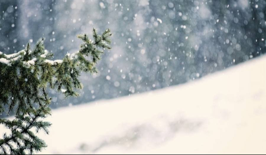 Монгол-Алтай, Хөвсгөл, Хэнтийн уулархаг нутаг, Орхон Сэлэнгийн сав газраар цас орно